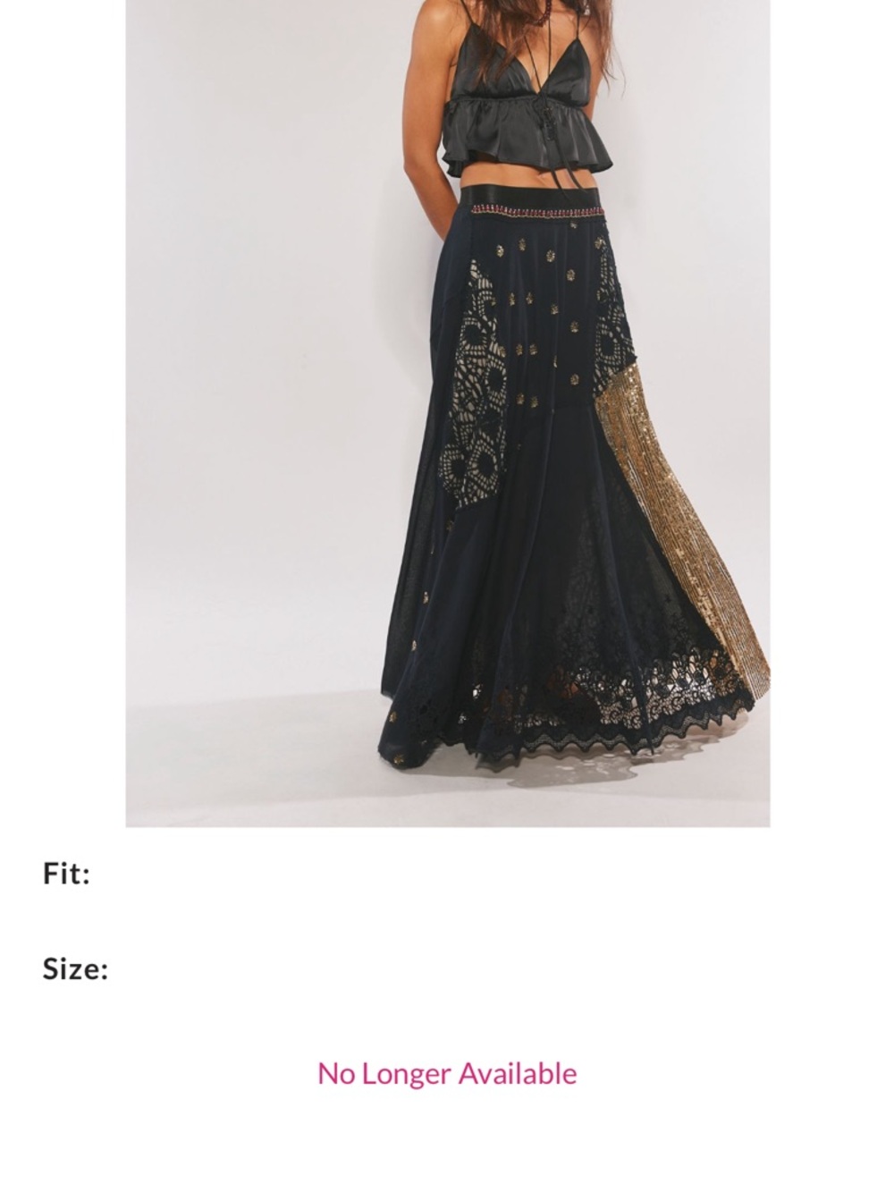 Audrina Maxi Skirt- Free People